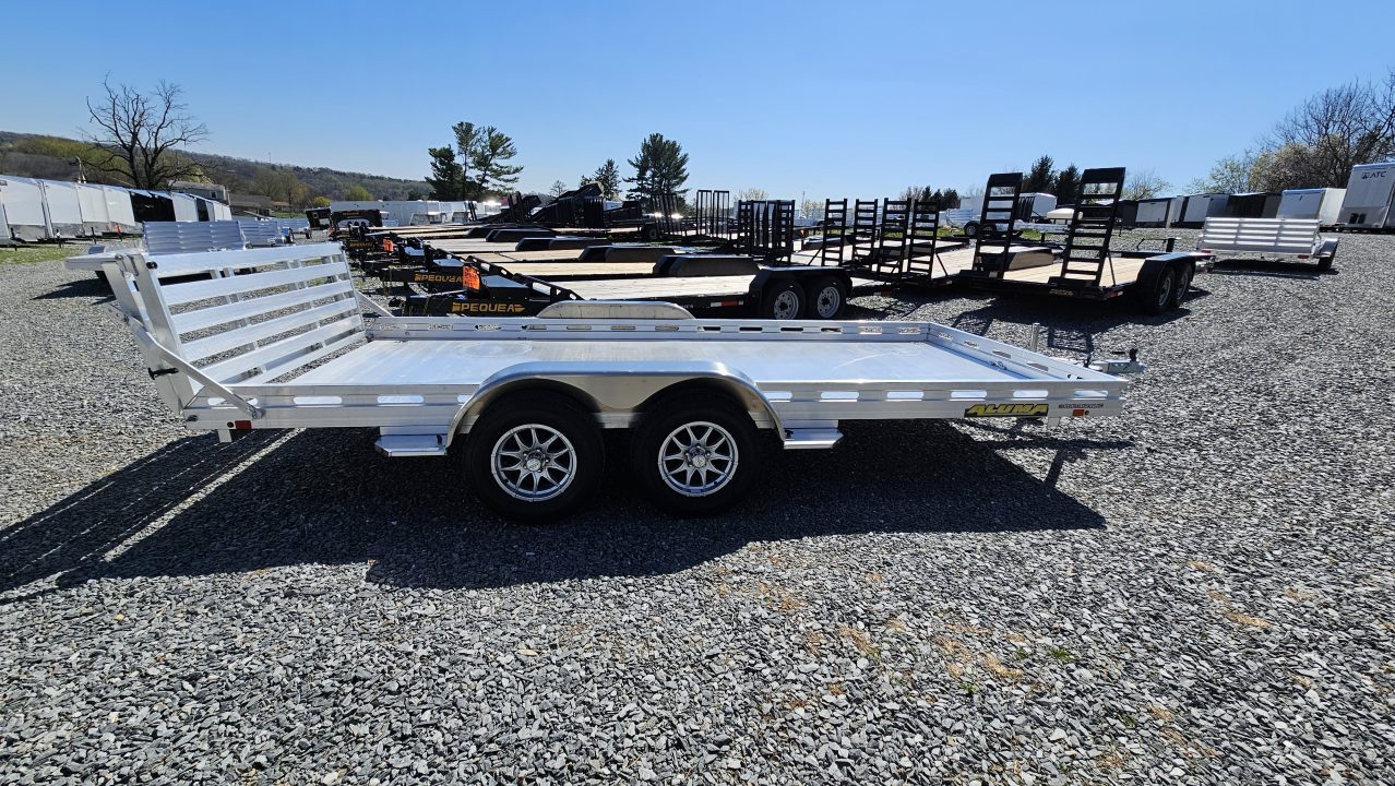 New 2027 Aluma 80X16TA-EL-BT-RTD Utility Trailer