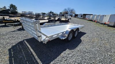New 2027 Aluma 80X16TA-EL-BT-RTD Utility Trailer