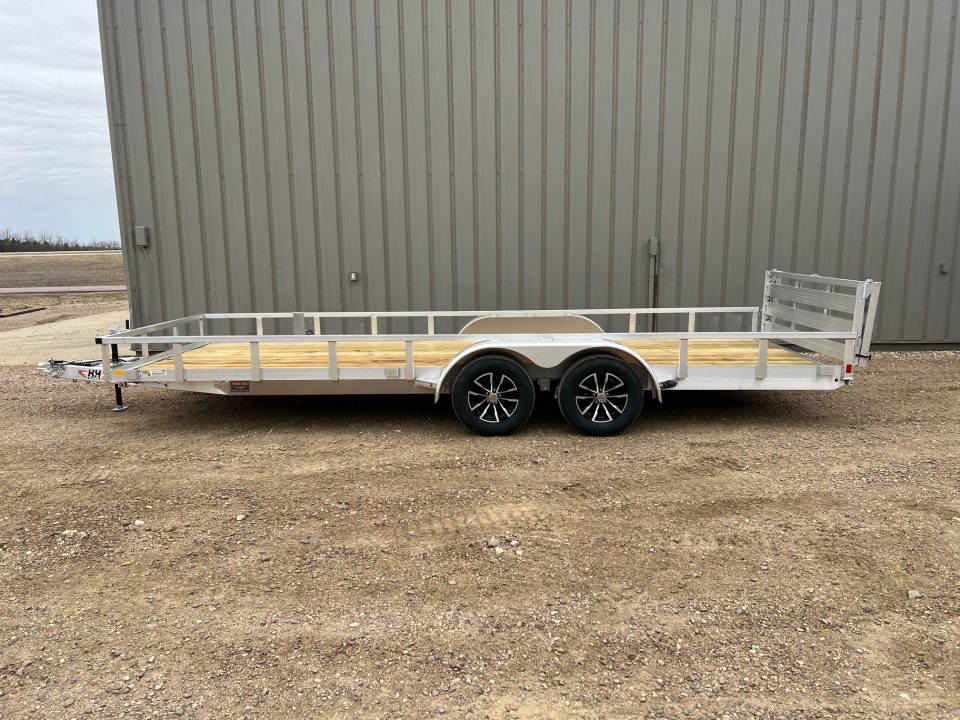 New 2026 H&H Trailers 20' Tandem Aluminum Utility Utility Trailer