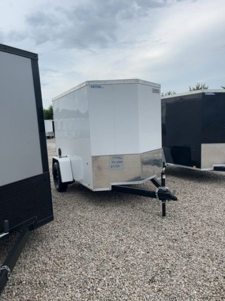 New 2026 Cargo Express EX DLX 5x8 3K Ramp Door V-Nose