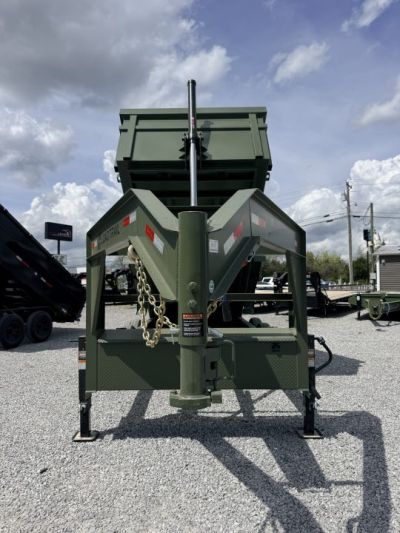 New 2026 LOAD TRAIL 7X16 GOOSENECK (4FT WALL) DUMP TRAILER (14K GVWR)