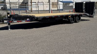 New 2026 Diamond C DEC 24' Max Ramps - 18K Deckover Equipment Trailer