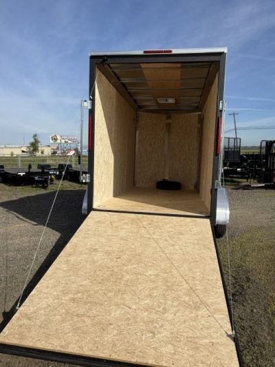 New 2026 Compass 6x12 Indigo DLX Flat Top V-Nose 7k Cargo / Enclosed Trailer