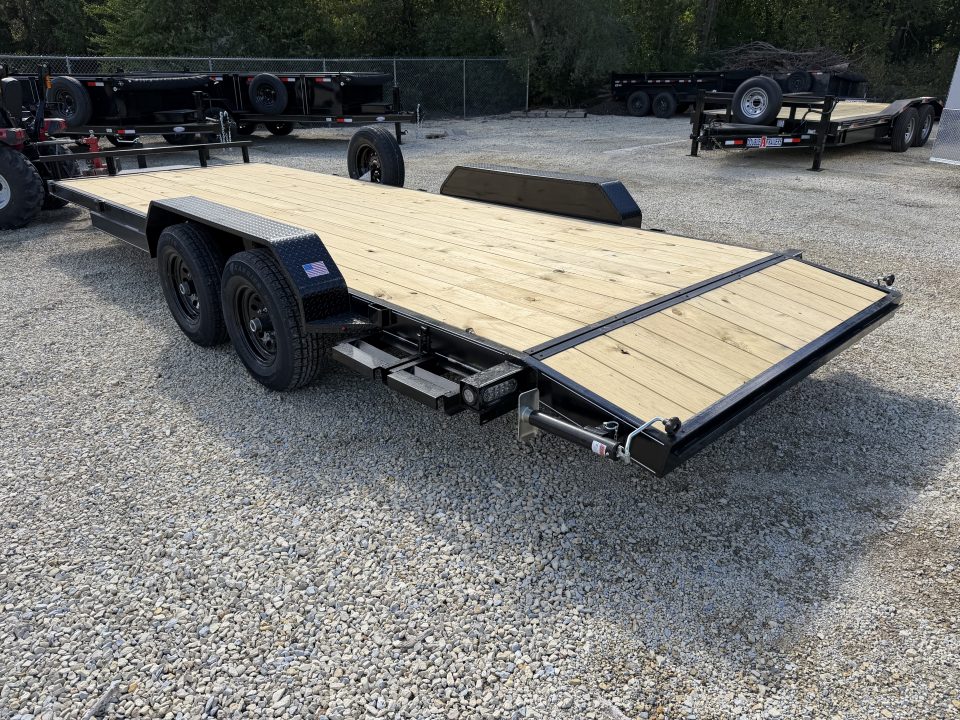 New 2026 Precision Trailers 83"x22' Car Trailer 10K Car Hauler