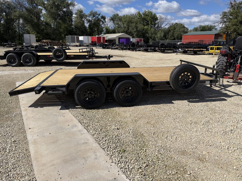 New 2026 Precision Trailers 83"x16' Car Trailer 7K Car Hauler