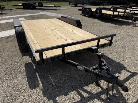 New 2026 Precision Trailers 83"x16' Car Trailer 7K Car Hauler
