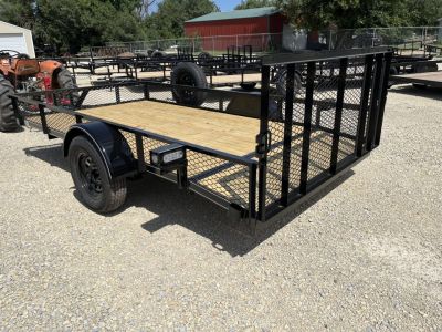 New 2026 Precision Trailers 77"x12 Dovetail Utility Trailer