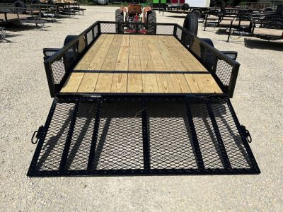 New 2026 Precision Trailers 77"x12 Dovetail Utility Trailer