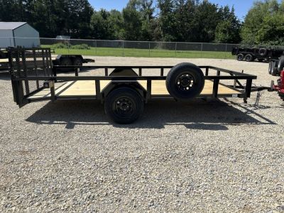 New 2026 Precision Trailers 83"x14' (12+2) Dovetail HD Utility Trailer