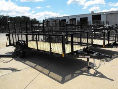New Hi-Wall Utility Trailer 5 X 14   Mesh Sides 24 