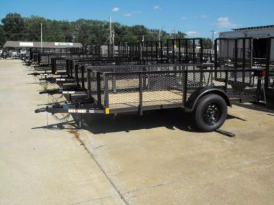 New Hi-Wall Utility Trailer 77 X 10   Mesh Sides 24 