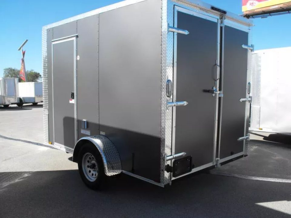 New Enclosed Trailer 7 X 10 Concession Wdw 30 Amp