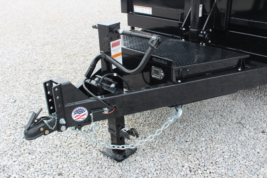 New 2026 Sure-Trac 7' x 16' Hydraulic Dump Trailer - 4' Steel Sides - Telescopic Ram - 14000# GVW