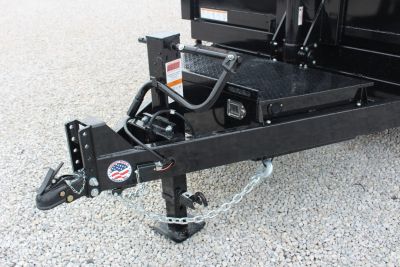 New 2026 Sure-Trac 7' x 16' Hydraulic Dump Trailer - 4' Steel Sides - Telescopic Ram - 14000# GVW