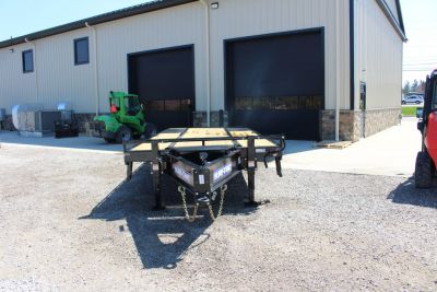 New 2026 Sure-Trac 8.5' x 20' + 5' Low Profile Beaver Tail Deckover Flatbed - 22,500# GVW