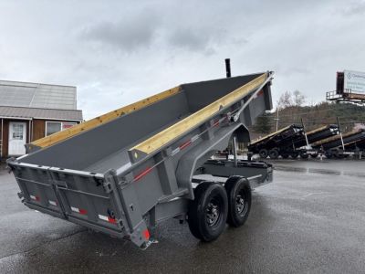 New SALE! DUMP TRAILER 2026 Diamond C LPT207 82X14 LOW PROFILE 15500 GVWR CEMENT GRAY