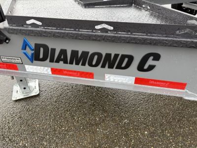 New SALE! DUMP TRAILER 2026 Diamond C LPT207 82X14 LOW PROFILE 15500 GVWR CEMENT GRAY