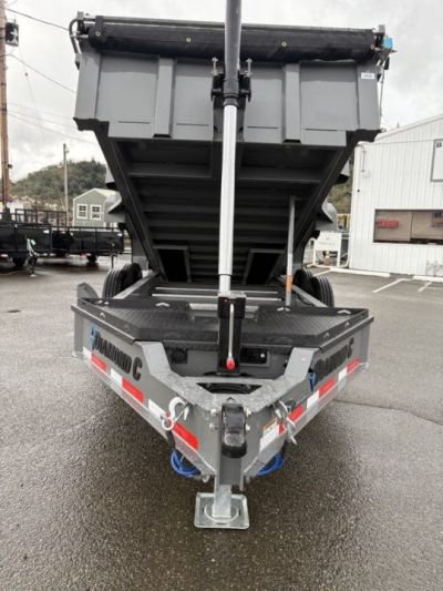New SALE! DUMP TRAILER 2026 Diamond C LPT207 82X14 LOW PROFILE 15500 GVWR CEMENT GRAY