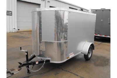 New Enclosed Trailer 4 X 8 Barn Door 4' Int 080 Skin