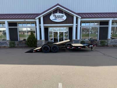 New Liberty 6'11" x 20' Split Deck I-Beam Tilt Trailer 17.5K