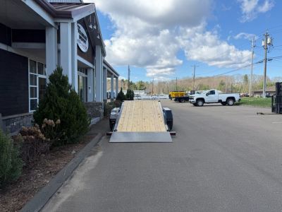 New Liberty 6'11" x 20' Split Deck I-Beam Tilt Trailer 17.5K