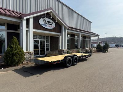 New Liberty 6'11" x 22' Split Deck I-Beam Tilt Trailer 17.5K