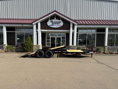New Liberty 6'11" x 22' Split Deck I-Beam Tilt Trailer 17.5K