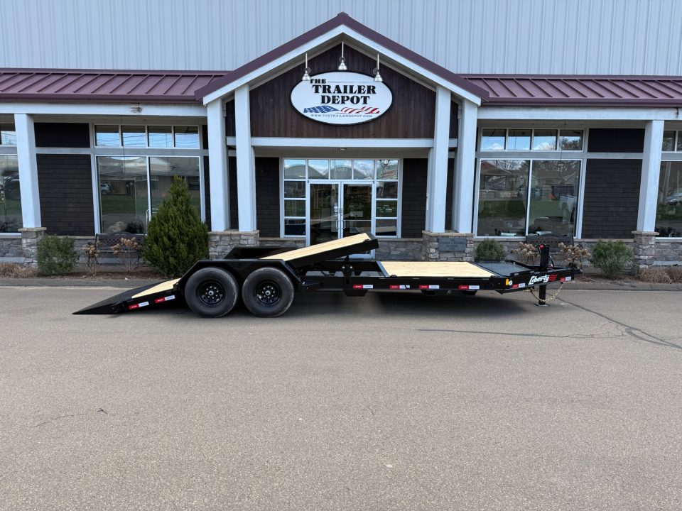 New Liberty 6'11" x 22' Split Deck I-Beam Tilt Trailer 15.4K