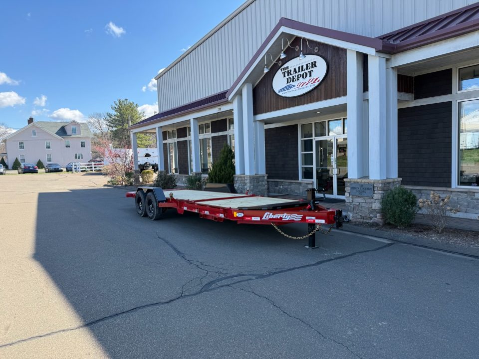 New Liberty 6'11" x 22' Split Deck I-Beam Tilt Trailer 15.4K