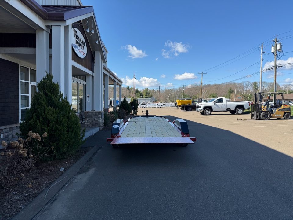 New Liberty 6'11" x 22' Split Deck I-Beam Tilt Trailer 15.4K