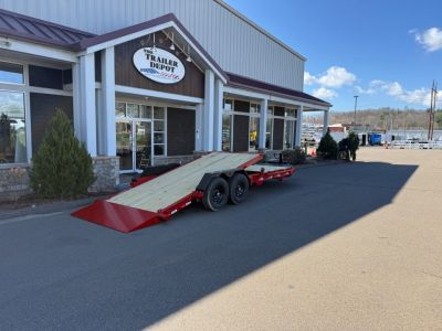 New Liberty 6'11" x 22' Split Deck I-Beam Tilt Trailer 15.4K