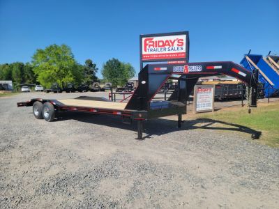 New 2026 Double A 26'x102" Gooseneck Equipment Trailer with Drive Over Fenders Equipment Trailer