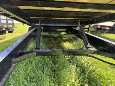 New 2026 Down 2 Earth Trailers DTE824DOT7B Deckover Power Tilt Equipment Trailer