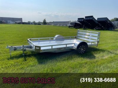New 2026 H&H Trailers 78x14 Aluminum Low Side Utility Trailer