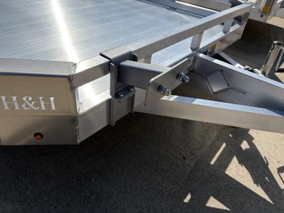 New 2026 H&H Trailers 78x14 Aluminum Low Side Utility Trailer