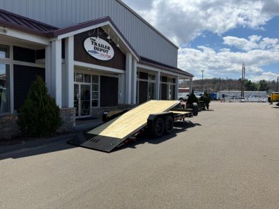 New CAM Superline 7' x 22' Beast Split Tilt Trailer 22K