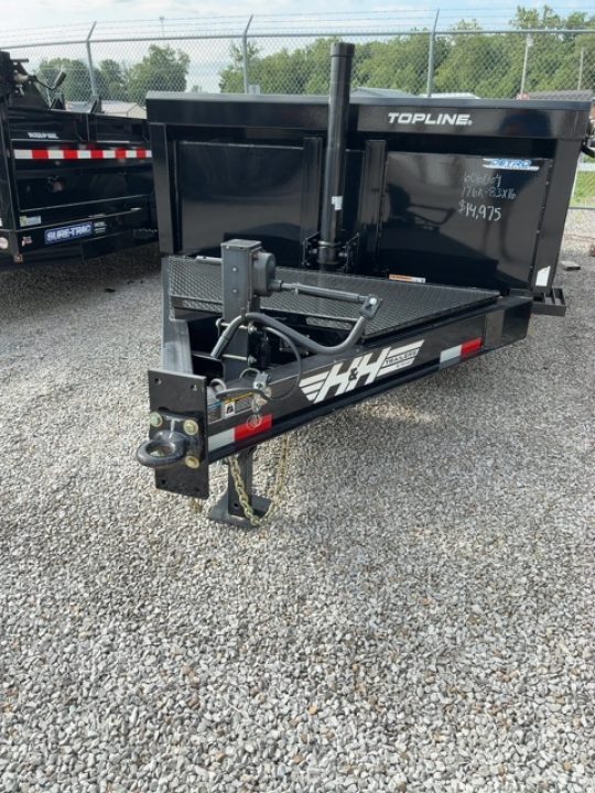 New 2025 H&H TRAILERS Topline Telescopic I-Beam Dump Trailer, 17.6K