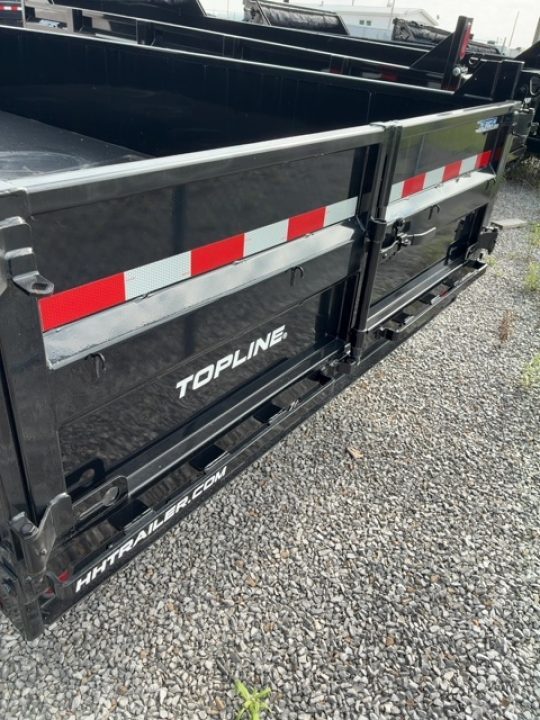 New 2025 H&H TRAILERS Topline Telescopic I-Beam Dump Trailer, 17.6K