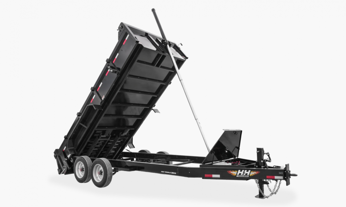 New 2025 H&H TRAILERS Topline Telescopic I-Beam Dump Trailer, 17.6K