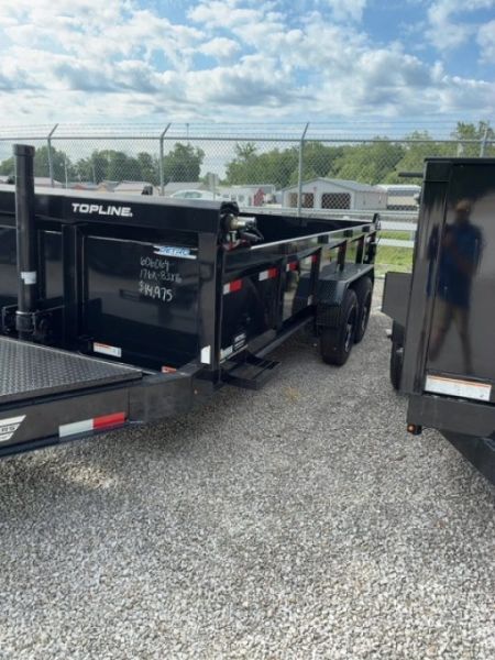 New 2025 H&H TRAILERS Topline Telescopic I-Beam Dump Trailer, 17.6K
