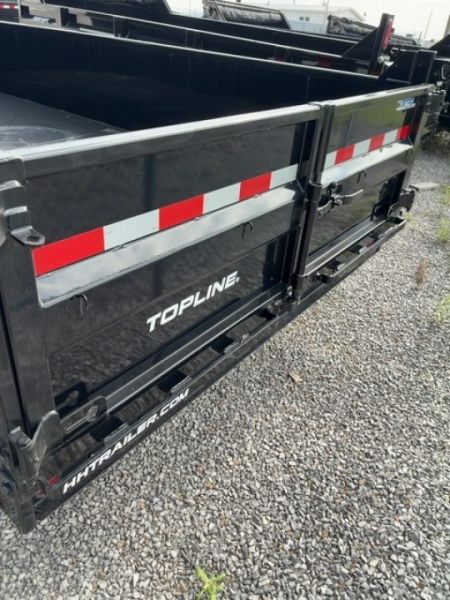 New 2025 H&H TRAILERS Topline Telescopic I-Beam Dump Trailer, 17.6K