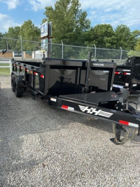 New 2025 H&H TRAILERS Topline Telescopic I-Beam Dump Trailer, 17.6K