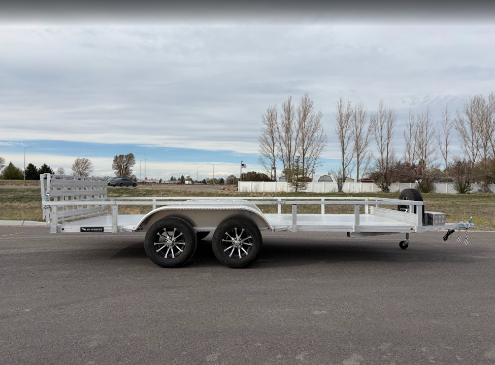 New 2026 Silverwing 7x16 5k Aluminum Utility Trailer