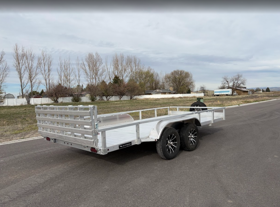 New 2026 Silverwing 7x16 5k Aluminum Utility Trailer