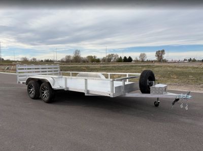 New 2026 Silverwing 7x16 5k Aluminum Utility Trailer