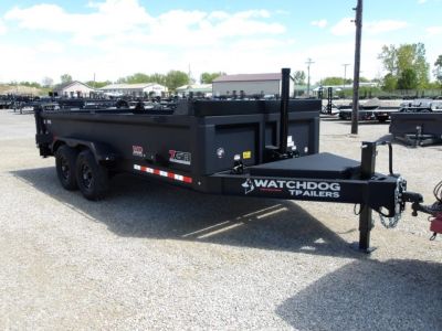 New 2026 Watchdog Trailers 83x16 PD-16TA7 Dump Trailer