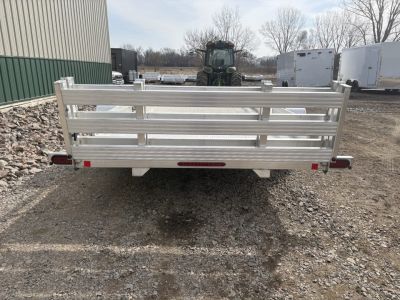 New 2026 80"x15' - 4400lb Bear Track Aluminum Utility Trailer