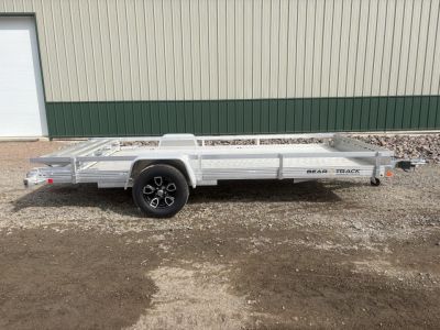 New 2026 80"x15' - 4400lb Bear Track Aluminum Utility Trailer