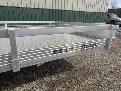 New 2026 80"x15' - 4400lb Bear Track Aluminum Utility Trailer