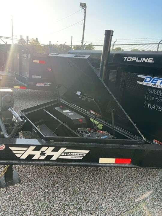 New 2025 H&H TRAILERS Topline Telescopic I-Beam Dump Trailer, 17.6K